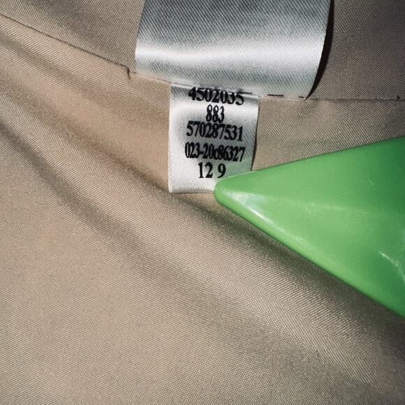 Chico's Women's 0 (4/6) Embellished Tweed Jacket Coral Orange 3/4 Sleeve Office - Picture 11 of 11